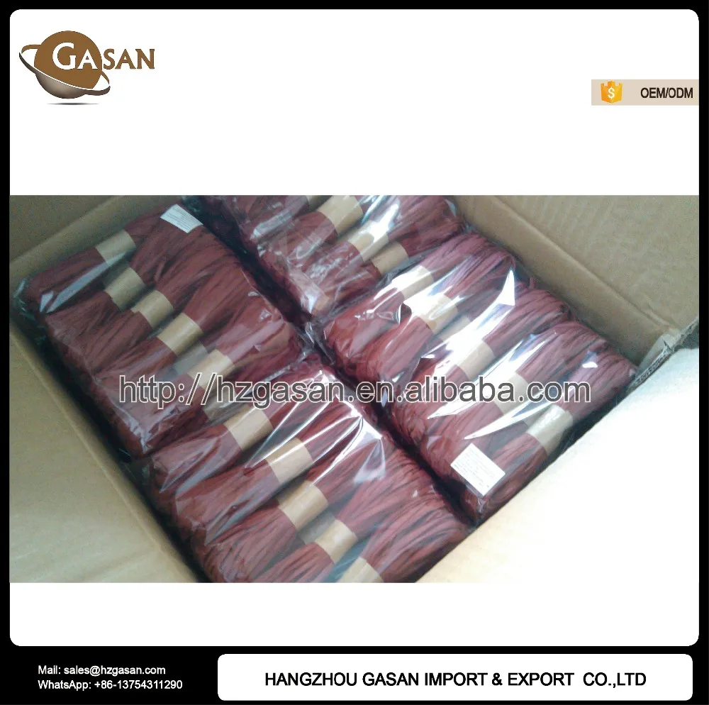 
Hot Sale 50m/bundle Paper Raffia Yarn For Crochet 