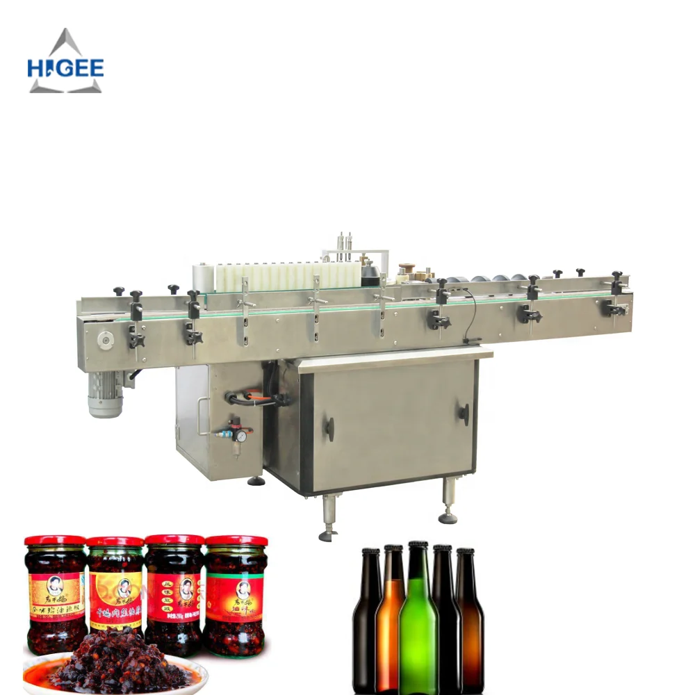 Automatic cold wet glue labeling machine for glass jar beer wine  bottle label applicator for aluminum can with paste labeling