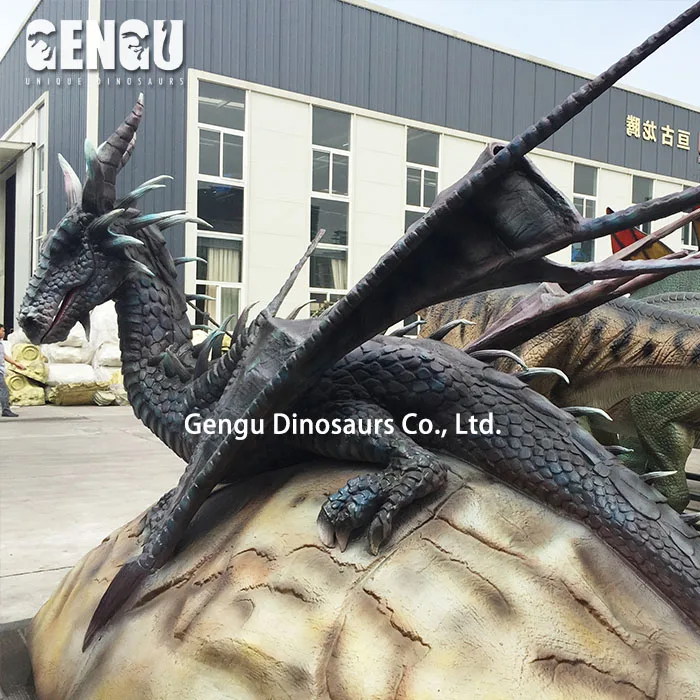 Artificial Mechanical Dragon Model Animatronic Dragon