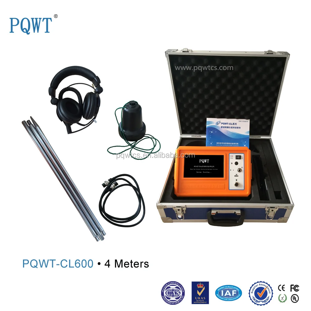 PQWT-CL600 4 meters water ultrasonic leak detection equipment