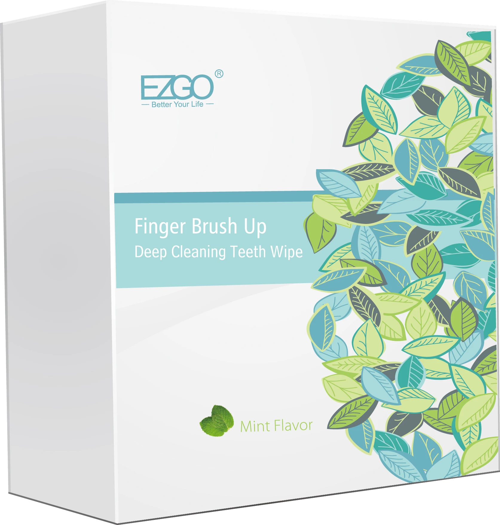 Disposable Fresh Breath Deep Cleaning Teeth Wipes Finger Brush Teeth Wipes Oral Brush Finger Brush Teeth Wipe
