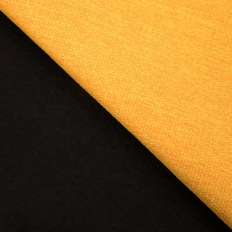 
100 percent polyester textile coating black cotton heavy upholstery fabric in stock 