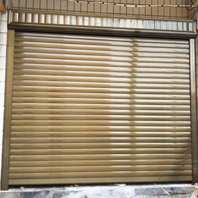 Zambia Aluminium polycarbonate Roller  shutter Door  Price