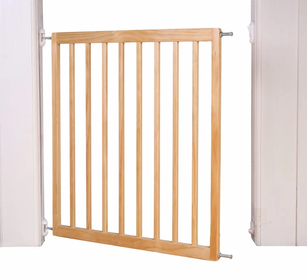 Simple design beech wooden safety fence