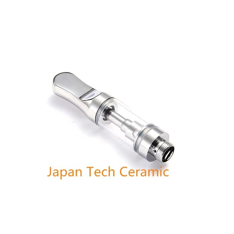 
.5 ml Japan Ceramic Coil gold custom glass oil cartomizer vape tank cbd cartridge 1ml 