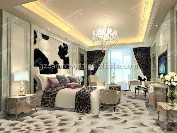 Top Belgium Carpet Machine Made New Zealand Wool Wilton carpet Star Hotel Room Carpet