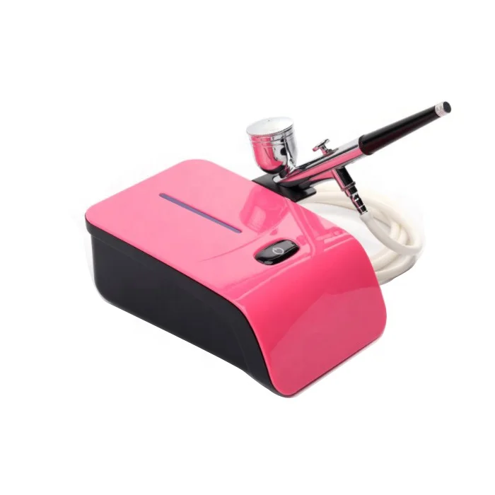 Portable Mini Nail Tattoo Cake Decorating Air Brush Compressor Kit Makeup Machine Set