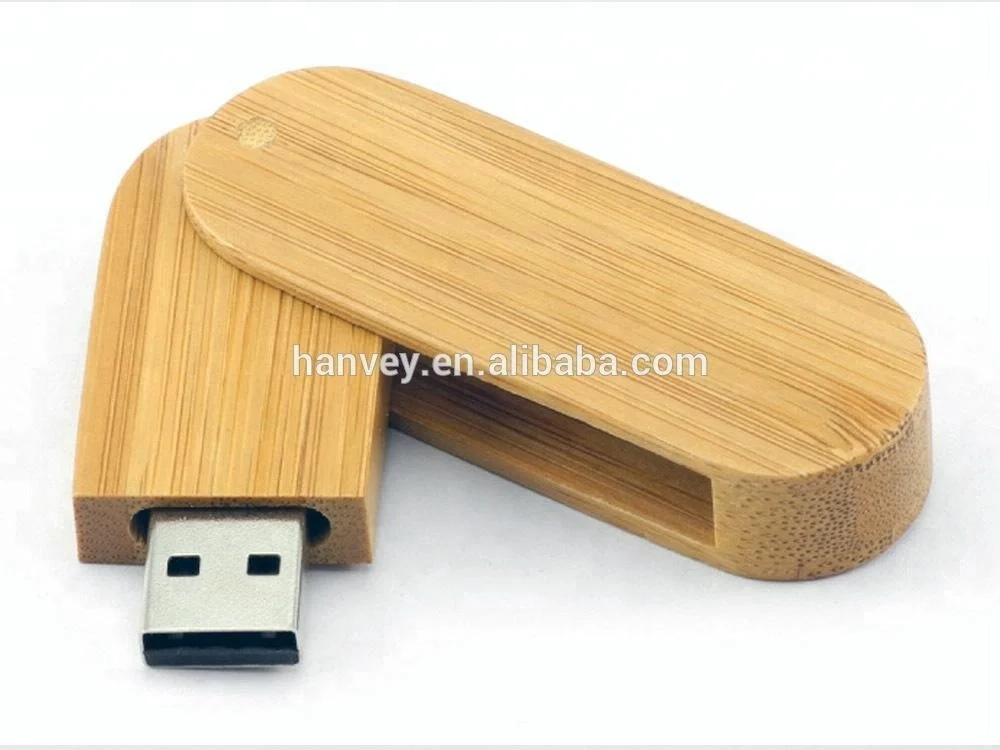  Высокое качество оптовая продажа дешевые 1 ГБ выдвиженческие изготовленные на заказ HV-808 бамбук деревянный вращающийся usb флэш-накопитель флэш-память