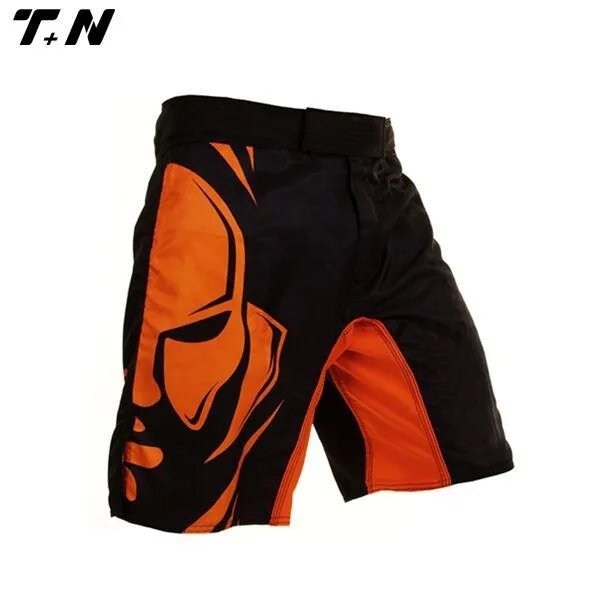Blank mma fight shorts wholesale plain mma shorts