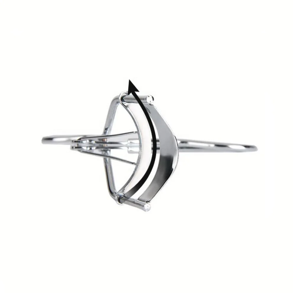 Hot Sale Custom Shiny Silver Beauty Makeup Eyelash Curling Tool Eyelash Curler Clip