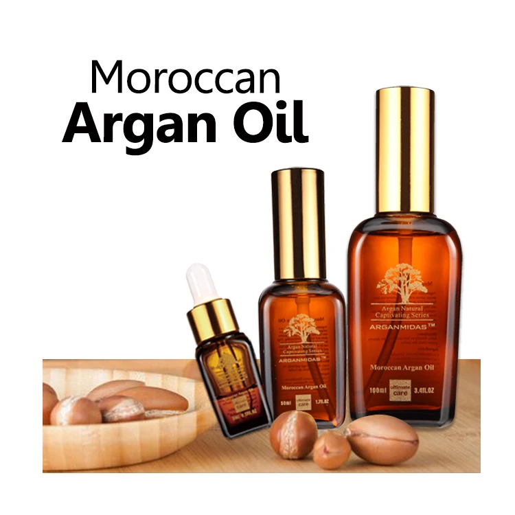 Arganmidas Hair Care Natural Bio Bulk Organic Moroccan Argan Oil for Hair