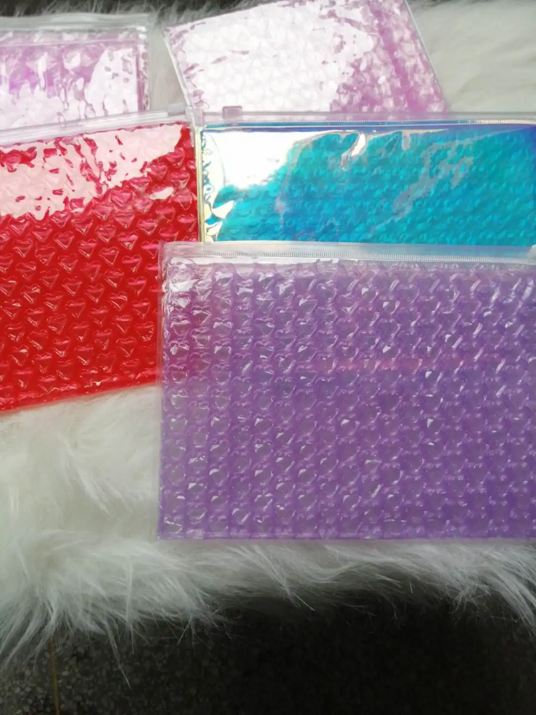 
Inflatable plastic air cushion bag filling packaging with ziplock 