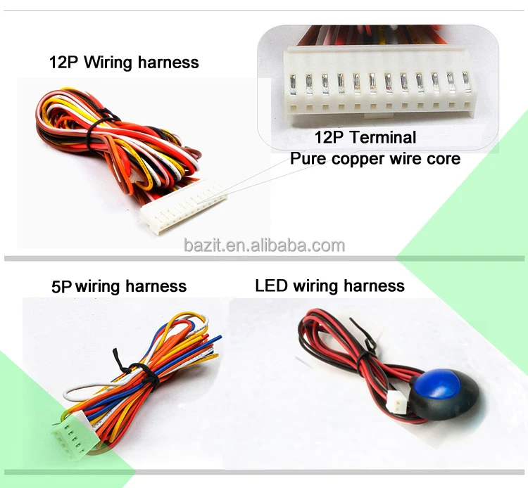 One way car alarm security System giordon car alarm systems security with smart key for toyota