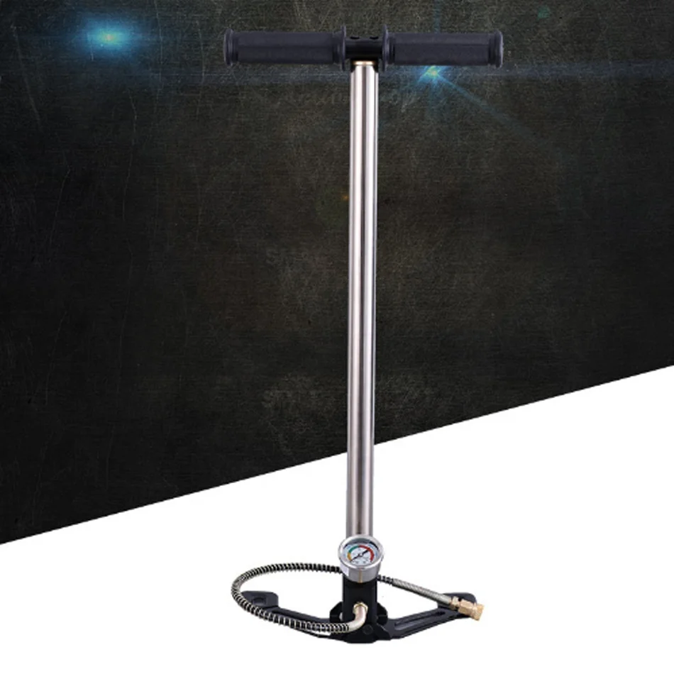 Manual high pressure hand air pump 4500psi 300bar