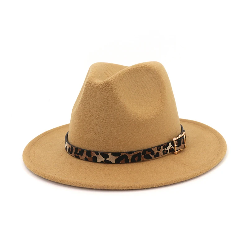 Winter Autumn Wholesale Pink Black Women Men Vintage Gangster Trilby Felt Fedora Hats Wide Brim Gentleman Elegant Lady Jazz Hat
