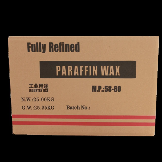 Dalian kulun fully refined paraffin wax 58 60
