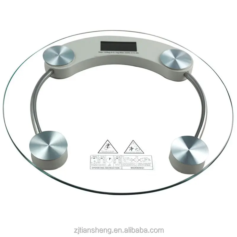 2021 180KG Clear glass with CE, HoHS Certification bathroom Digital Body Scale