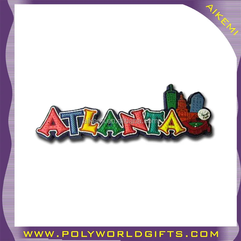 City Name 3D Custom Soft PVC Magnet,Promotion Gift 2D/3D PVC Fridge Magnet,Magnetic Sticker Rubber magnet souvenir