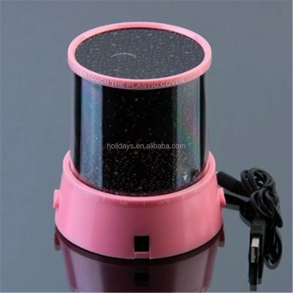Phonecase Amazing Romantic Pink LED Night Light Projector Lamp, Colorful Star Master Light, Bedside Lights (with USB Cable)