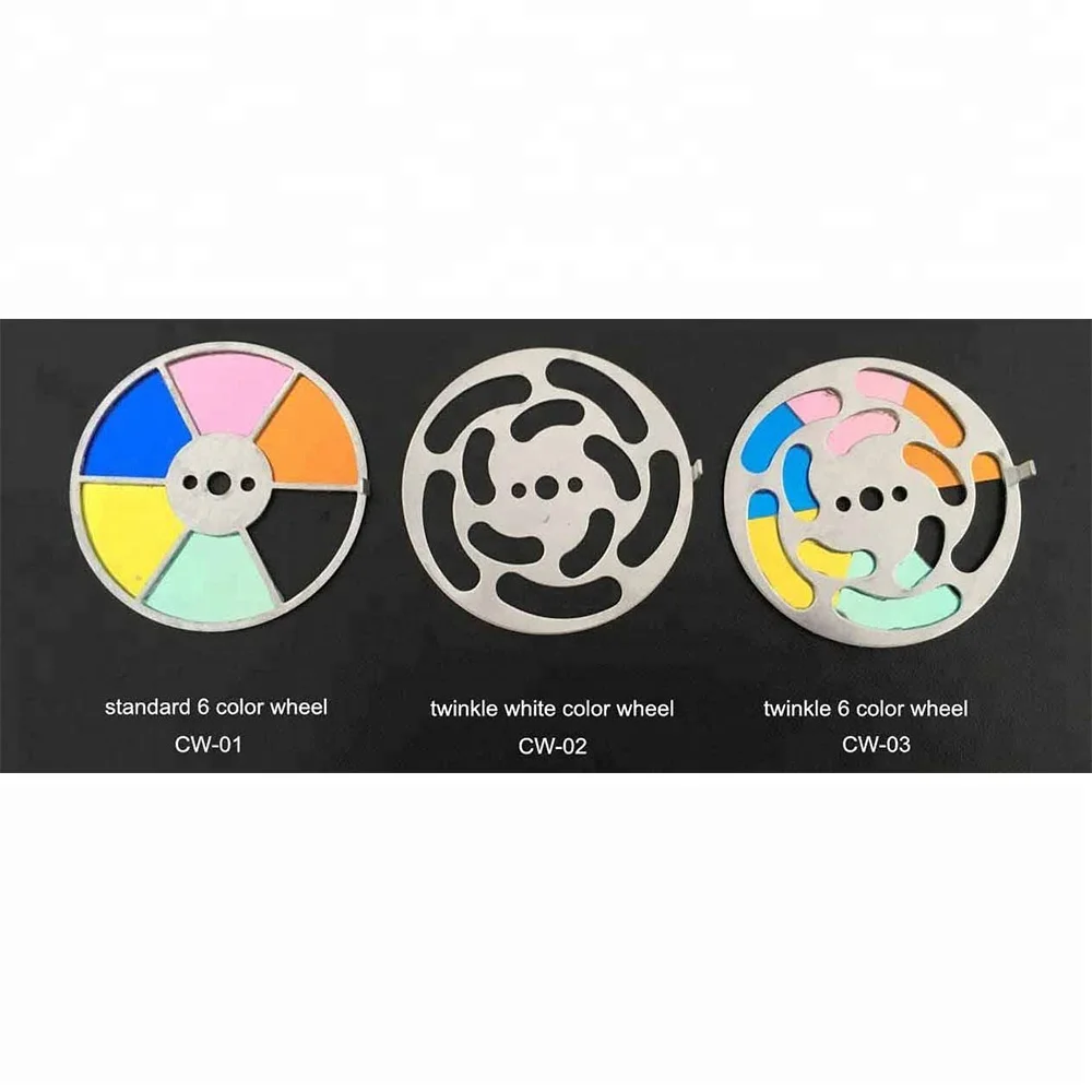 LEA-502 10W Dual Port Fibre Optic Light Engine With 6 Color Wheel Dim Remote Controller Endcap Fiber Adaptors 12v Transformer