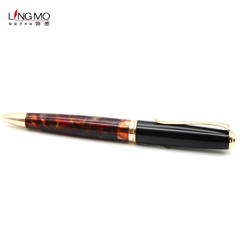 Lingmo Personalized High Quality Luxury Resin Gift Ball Pen/Ballpoint With Logo