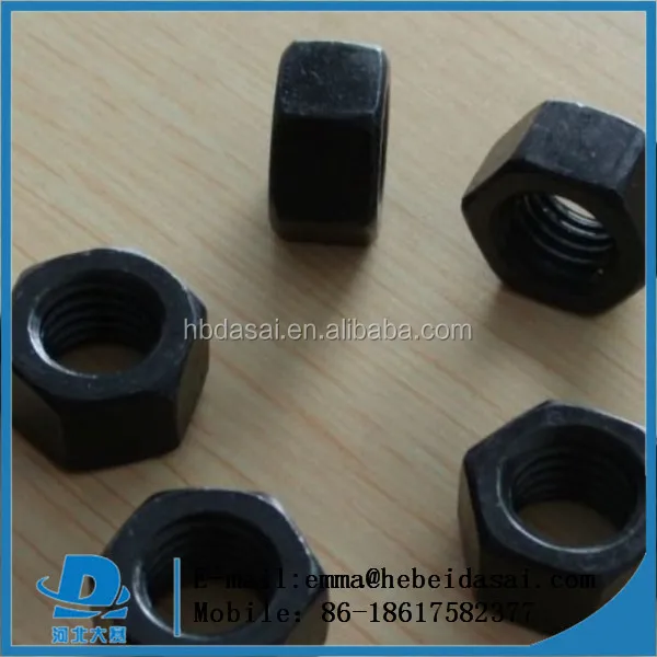 Chinese fastener carbon steel din934 hex nuts