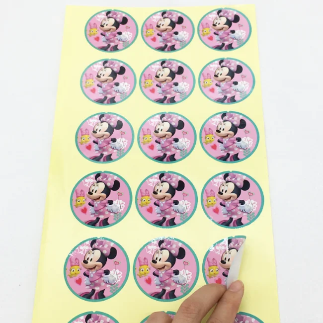 Самоклеящаяся ткань на заказ, бумажная наклейка