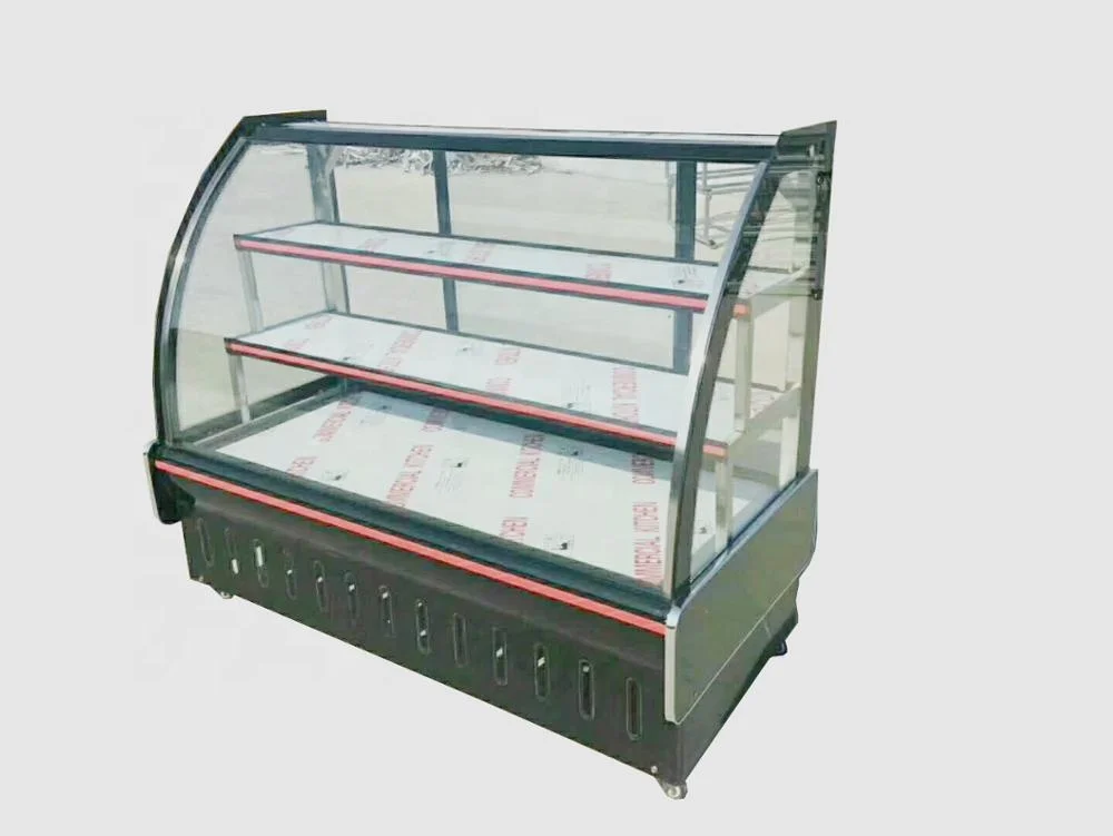 China factory new design counter top cake display refrigerator