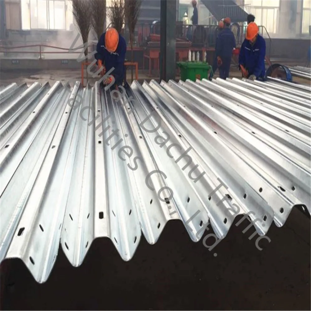 HDG Highway W Beam Galvanized Armco Barrier Highway Guardrail Highway Guardrail Price Armco Steel W Beam Crash Barrier