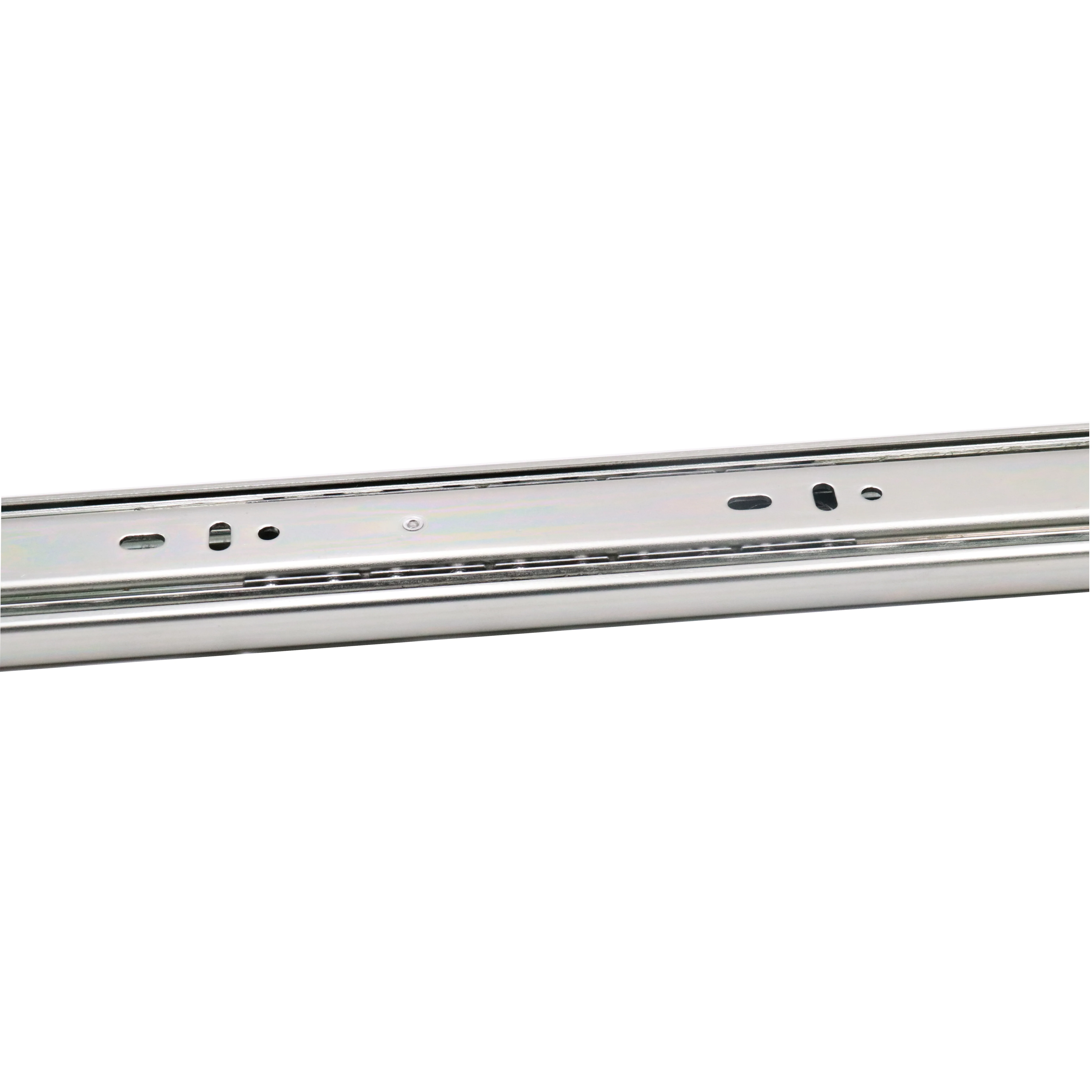 Hot Sale Push Opening Three- Fold Ball Bearing Kitchen Cabinets Telescopic Channel Rails Soft Close Slim Box Drawer Slide