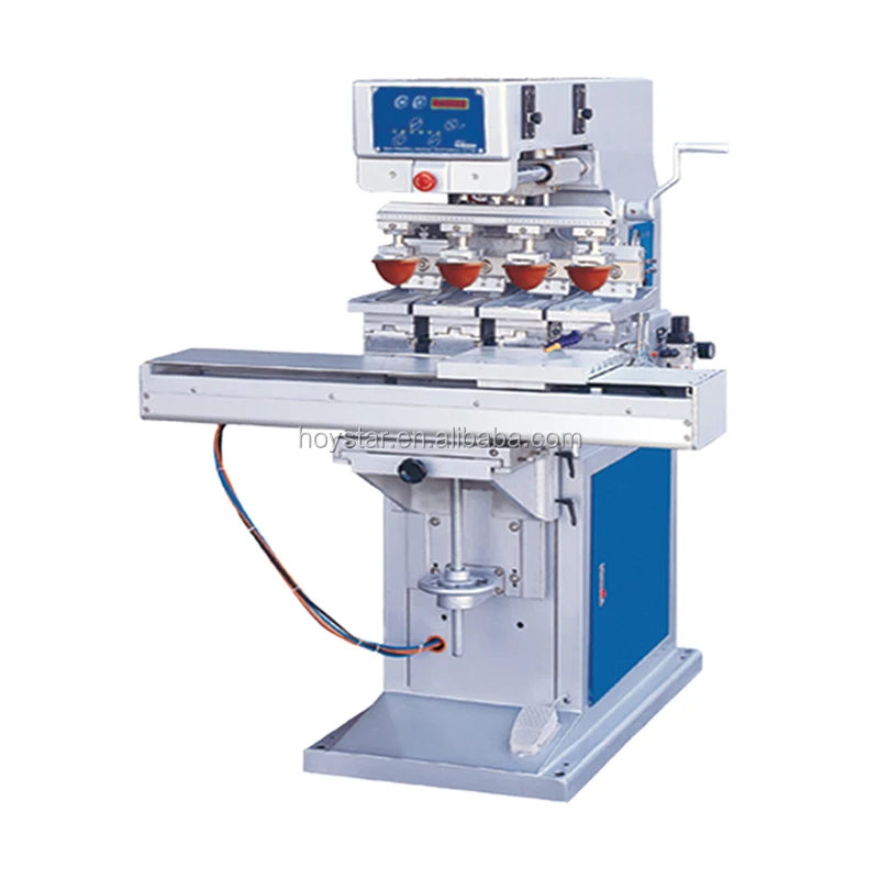 4-цветный тампографический принтер с затвором для пластиковой