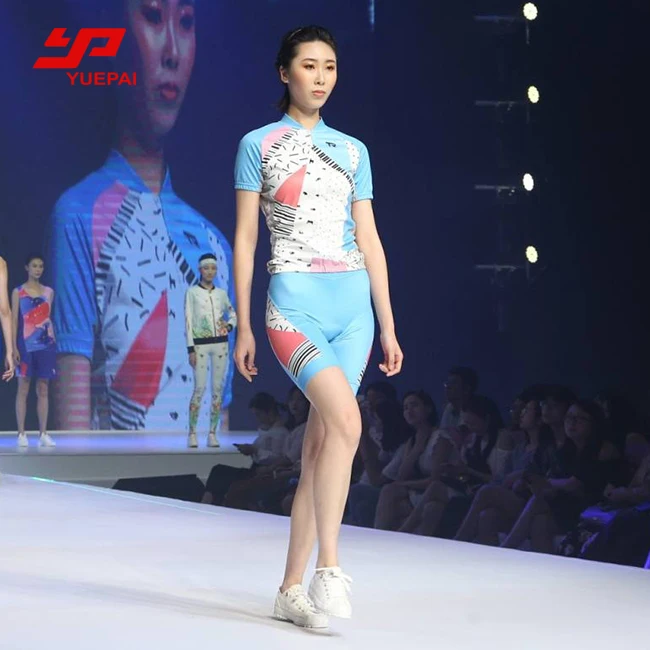 New Custom logo sublimated wholesale bike uniform bicycling custom women cycling jerseys clothing