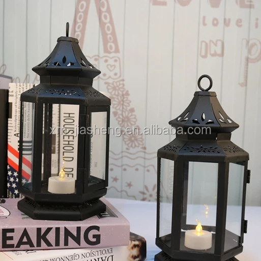 New Vintage Moroccan style Antique Wedding favor hanging metal candle lantern