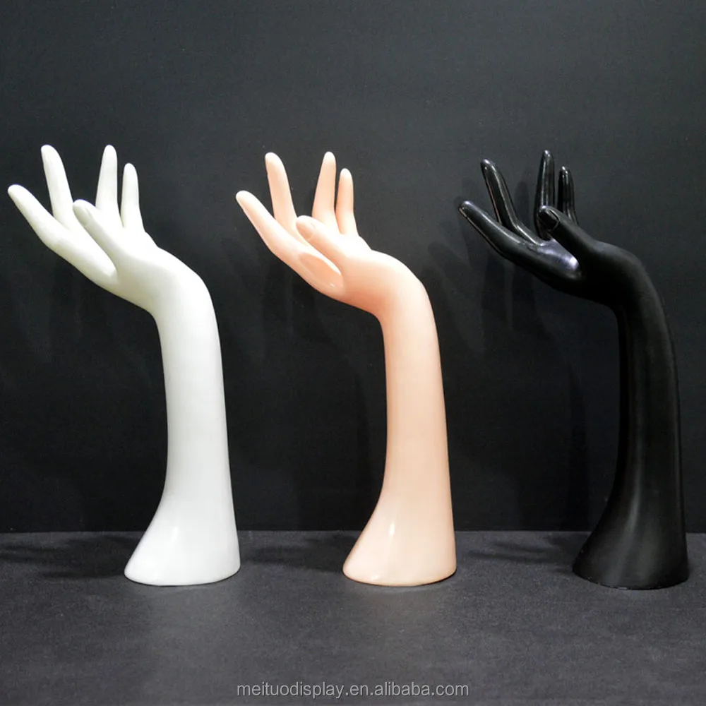 PVC plastic hands gloves display mannequin