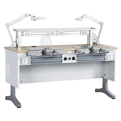 1.6m Twin dental laboratory workstation for dental technician