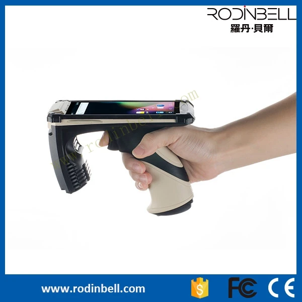Handheld android 6 pda uhf rfid reader 1D/2D barcode scanner Manufacturer