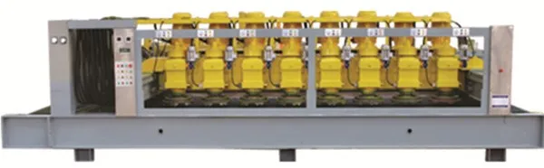 HONGFA brand automatic artificial quartz stone machinery, quartz slab production line manufacturer