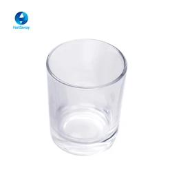Wholesale Empty Glass Candle Jar Containers with  Aluminium Lids