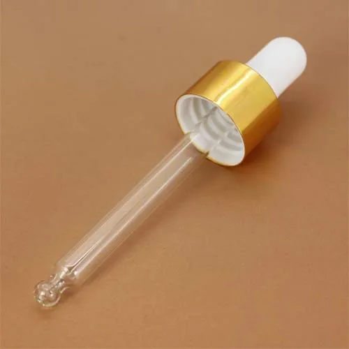 China Wholesale Custom Glass Dropper/Pipette Aluminum Dropper Cap