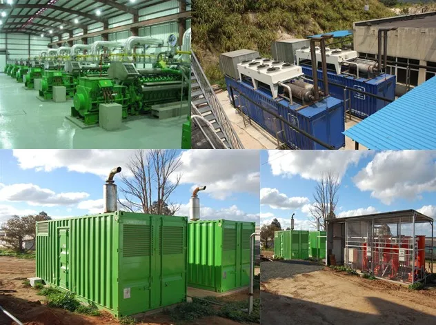 Landfill Gas Power Plant/gas turbine generators/gas engine diesel engine turn key power plant Combined heating power cooling