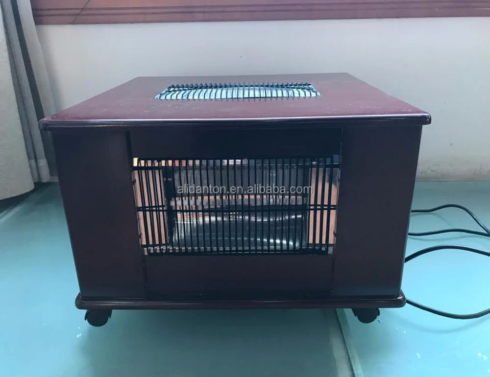 2021 hot selling wooden quartz heater five faces big size