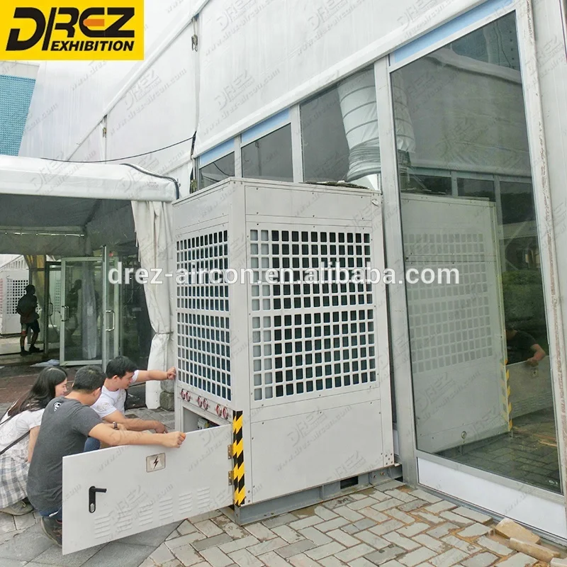 Hot Sale Drez 25 Ton Ducted AC Outdoor Event Air Conditioner Portable PVC Tent High Customizable Logo Exhibitions Sports Games