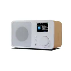 Color Display Wooden Cabinet Alarm Clock DAB+ DAB Radio FM