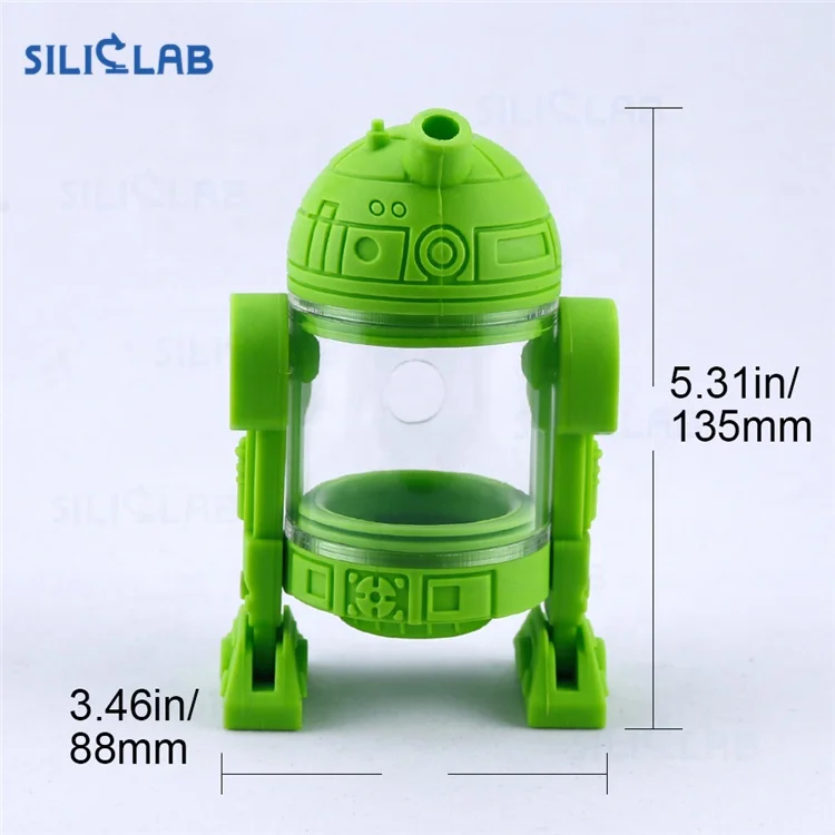 China Glass Smoking Wholesale Silicone Bubbler 6 Inch Concentrate Water Smoking Pipe