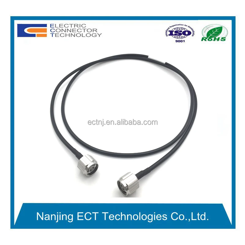 Тип N Разъем Кабеля мужчина к мужчине рф кабельные сборки