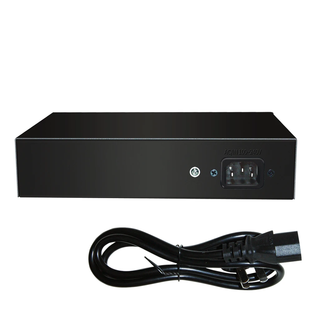 
ip camera unmanaged network SFP switch 8 6+2 port 100Mbps poe switch passive 24v 