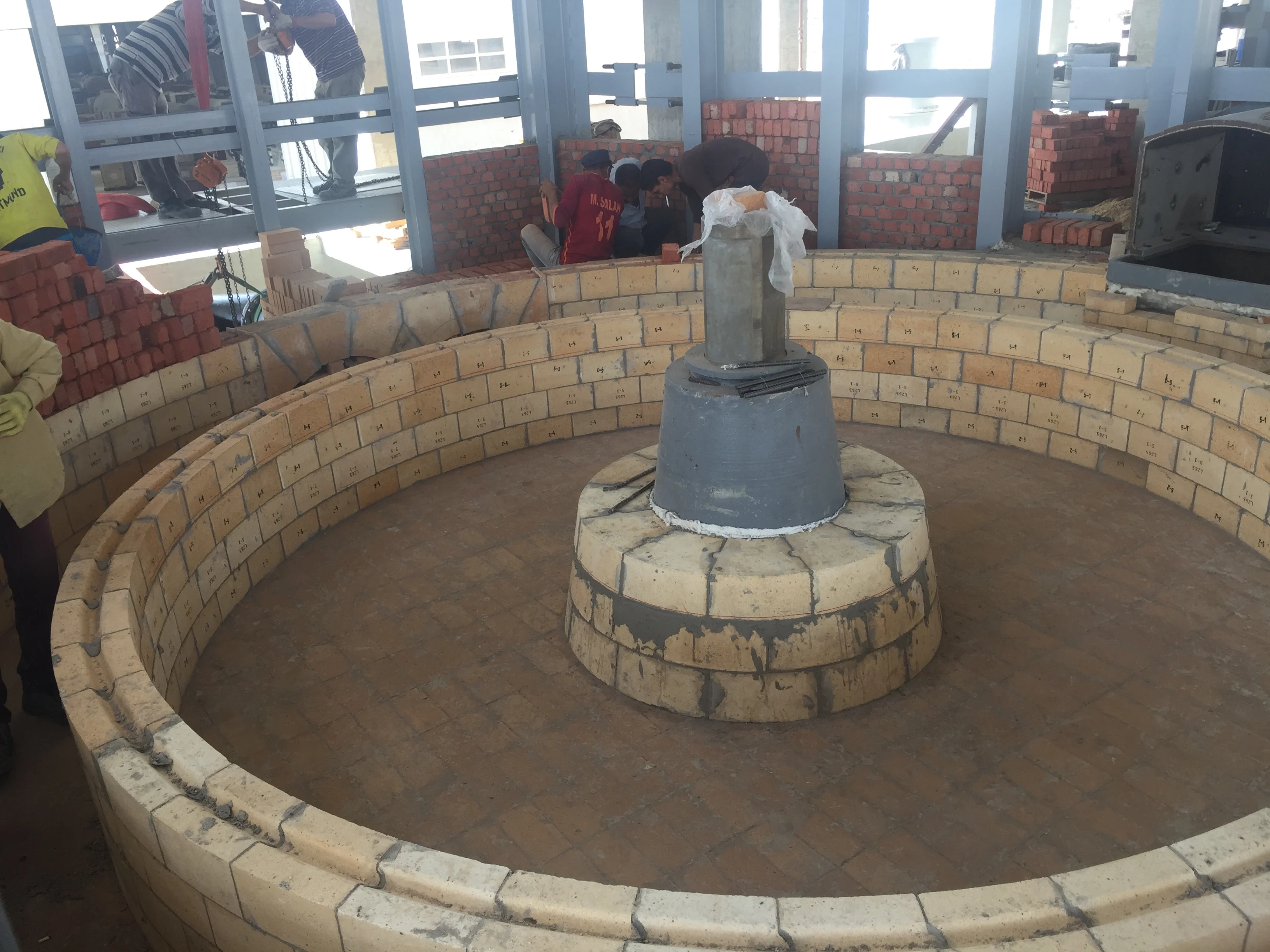 
K2SO4 Sulphate of potash chemical production line by Mannheim furnace process 