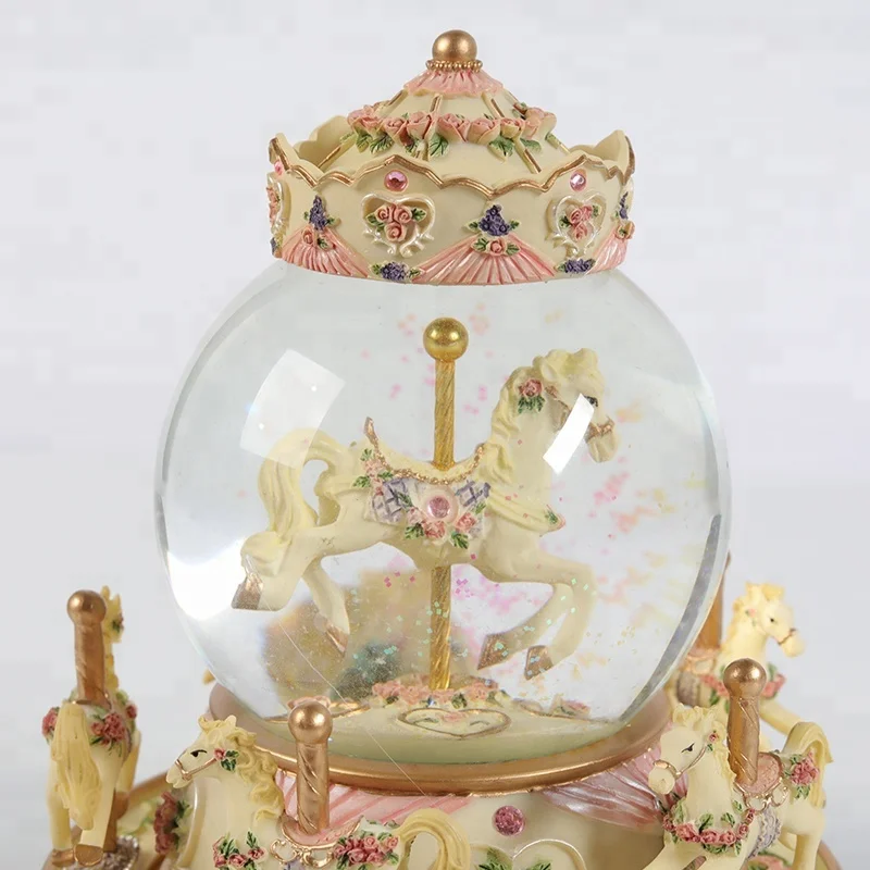 Wholesale tourist souvenir gift merry-go-round music box
