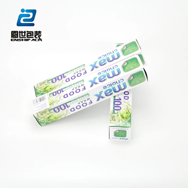 max choice good quality food cling film warp 100m with color box