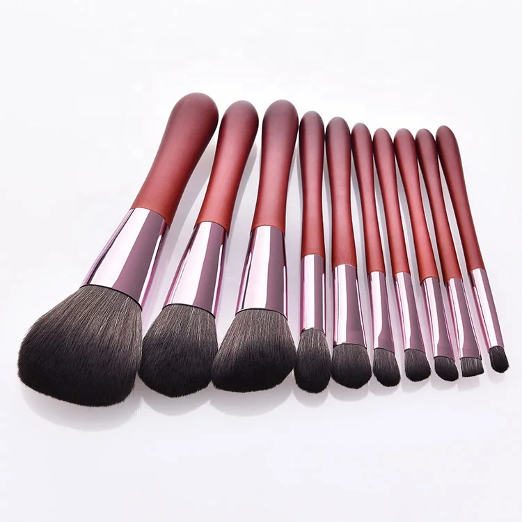 Newly hot sale beauty design elegant private label cosmetics cruelty free make up brushes